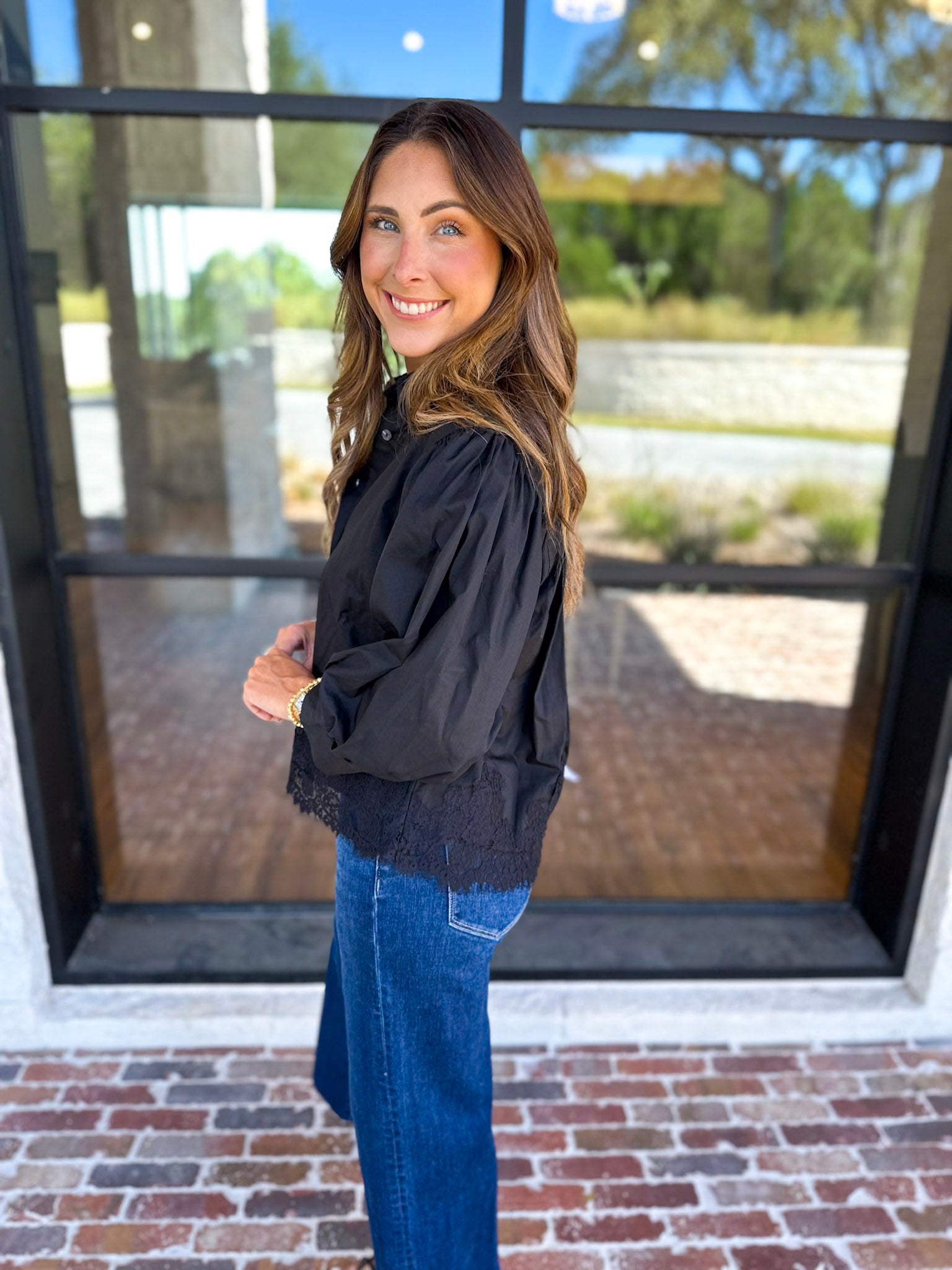 Work to Happy Hour Blouse - Black-200 Fashion Blouses-ENTRO-July & June Women's Fashion Boutique Located in San Antonio, Texas