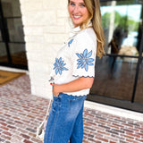 THML - Girl Next Door Blouse-200 Fashion Blouses-THML-July & June Women's Fashion Boutique Located in San Antonio, Texas