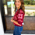 THML - Cherry On Top Sweater-230 Sweaters/Cardis-THML-July & June Women's Fashion Boutique Located in San Antonio, Texas