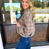 Liverpool - Kensington Bubble Hem Jacket-600 Outerwear-LIVERPOOL JEANS COMPANY-July & June Women's Fashion Boutique Located in San Antonio, Texas