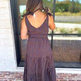 THML - Spotted Together Midi Dress-500 Midi-THML-July & June Women's Fashion Boutique Located in San Antonio, Texas