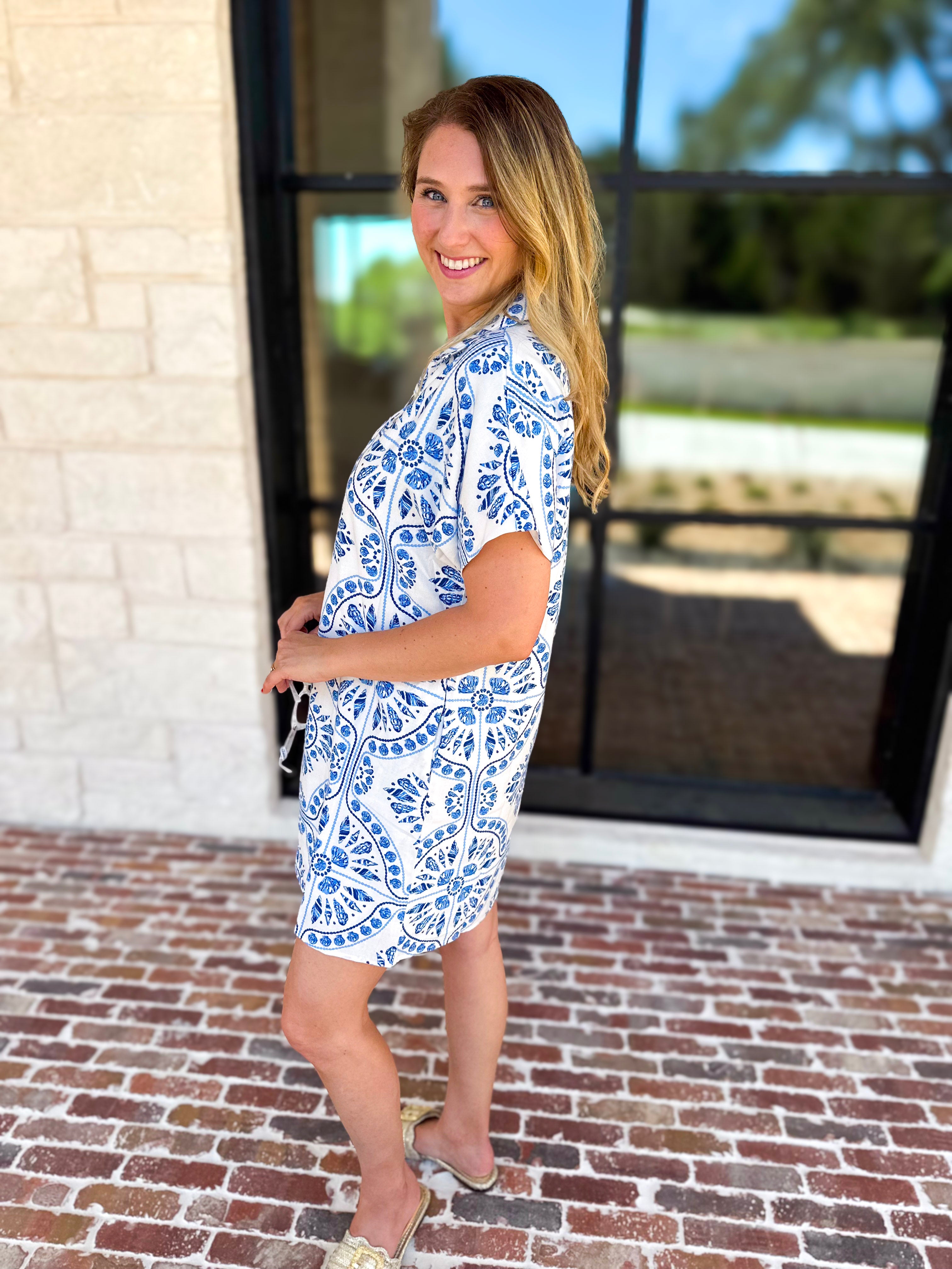 On the Shore Mini Dress-510 Mini-THML-July & June Women's Fashion Boutique Located in San Antonio, Texas