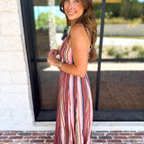 Sunset Evenings Striped Set-500 Midi-TCEC-July & June Women's Fashion Boutique Located in San Antonio, Texas