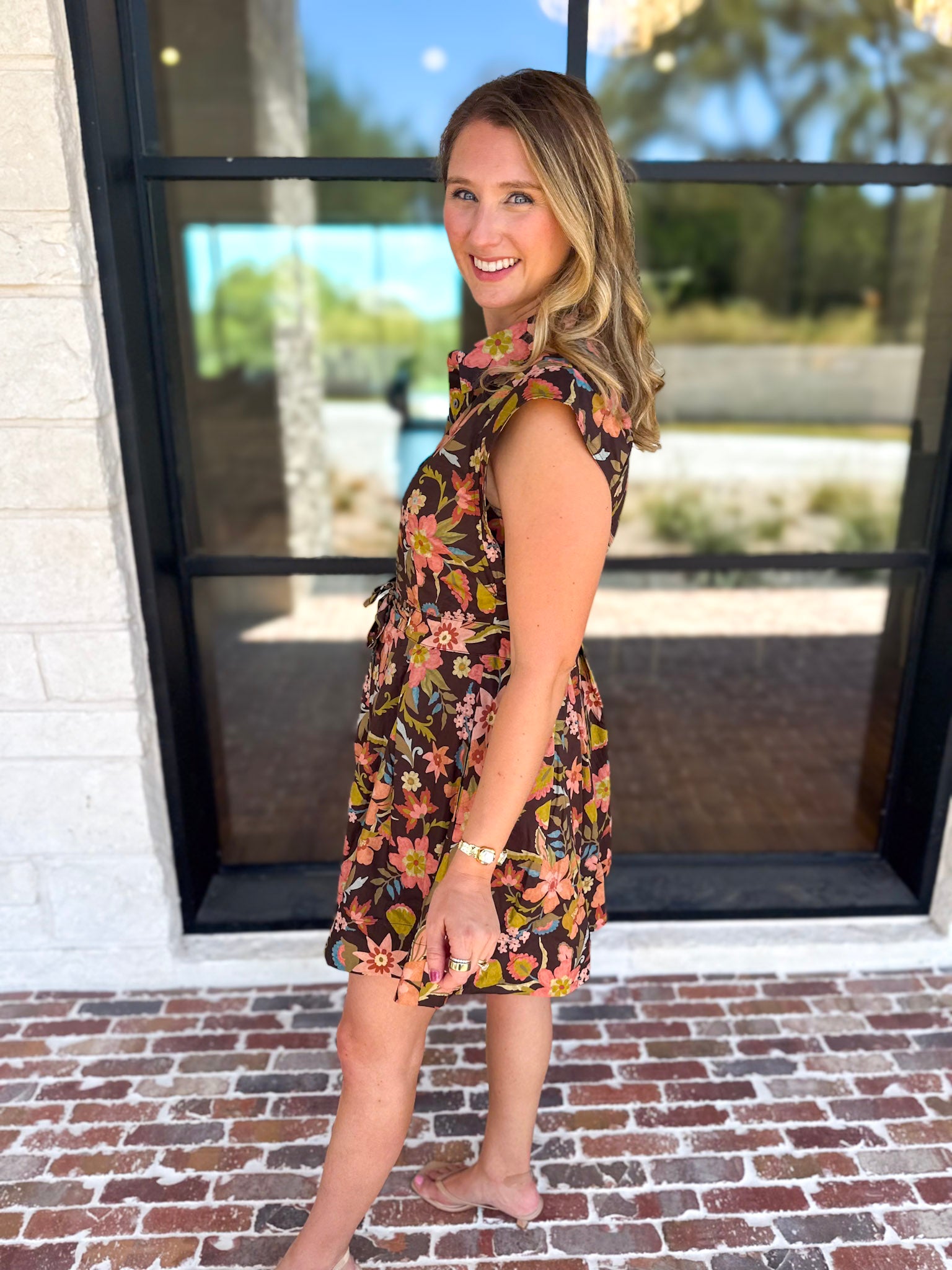 Freshly Picked Florals Mini Dress-510 Mini-ENTRO-July & June Women's Fashion Boutique Located in San Antonio, Texas