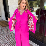 The It Girl Vest - Hot Pink-600 Outerwear-SKIES ARE BLUE-July & June Women's Fashion Boutique Located in San Antonio, Texas