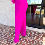 Spring It Girl Trouser - Hot Pink-400 Pants-SKIES ARE BLUE-July & June Women's Fashion Boutique Located in San Antonio, Texas