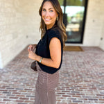 Short Sleeve Everyday Cardigan - Black-230 Sweaters/Cardis-DOUBLE ZERO-July & June Women's Fashion Boutique Located in San Antonio, Texas