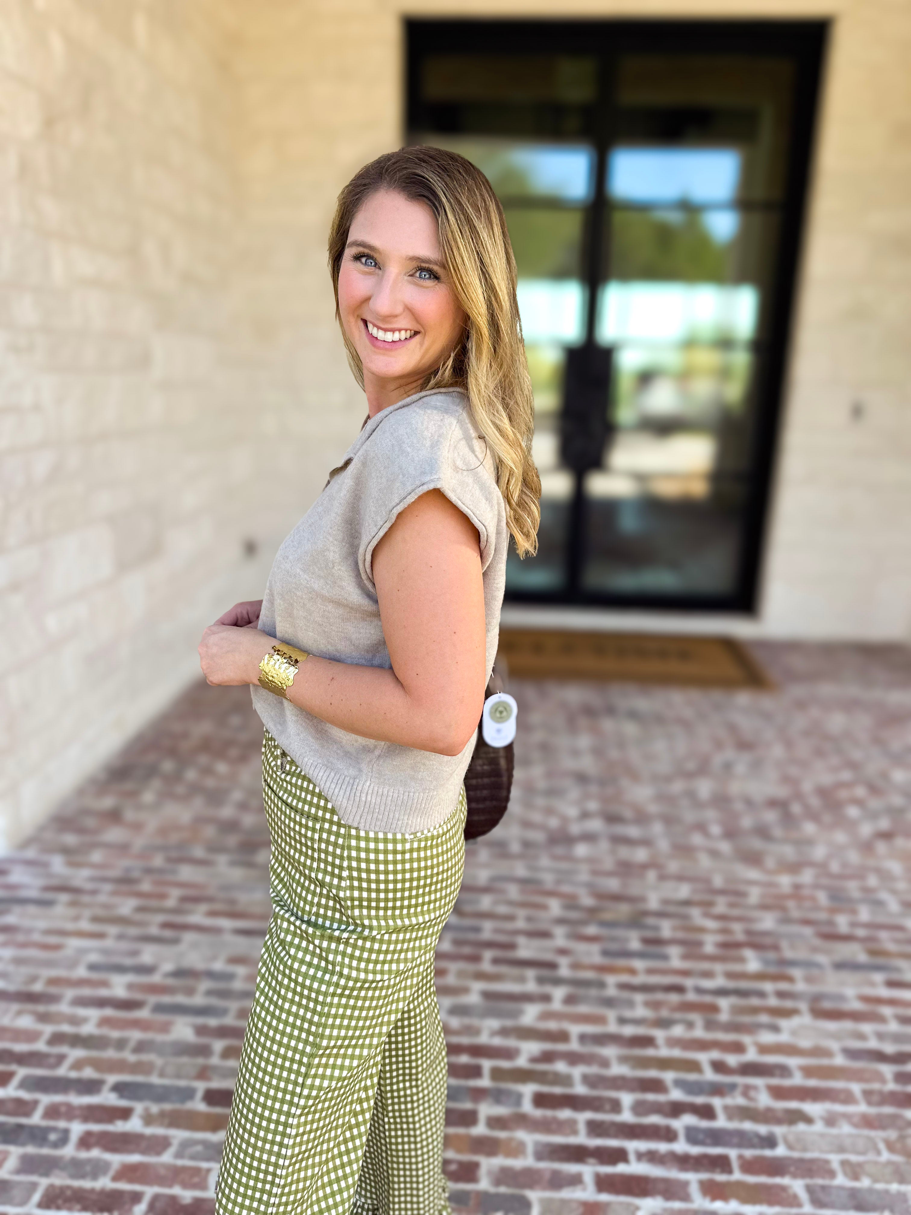 Short Sleeve Everyday Cardigan - Taupe-230 Sweaters/Cardis-DOUBLE ZERO-July & June Women's Fashion Boutique Located in San Antonio, Texas