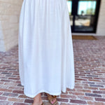 Closet Staple White Midi Skirt-410 Shorts/Skirts-STYLE USA-July & June Women's Fashion Boutique Located in San Antonio, Texas