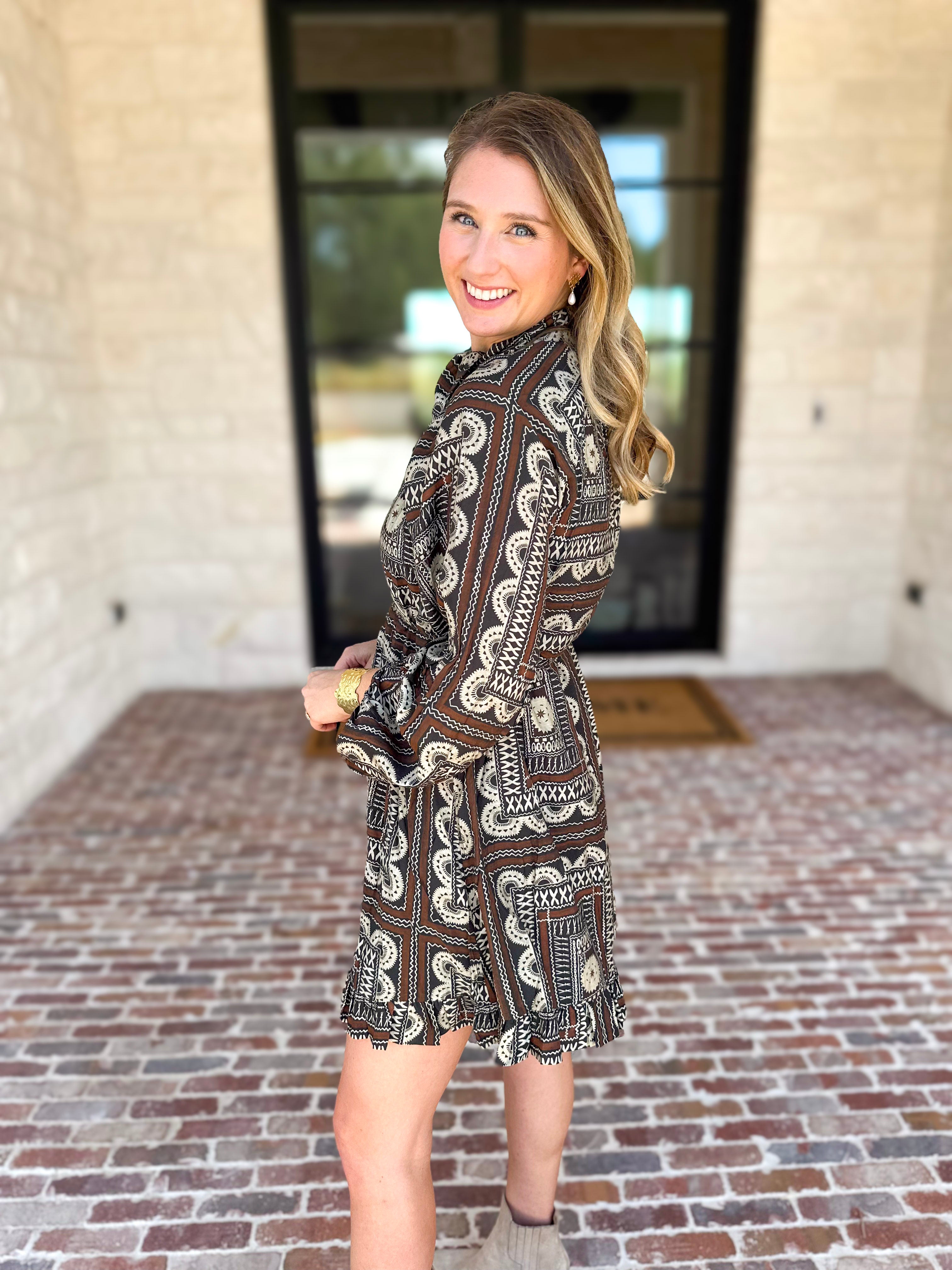 The Evening Stroll Mini Dress-510 Mini-ENTRO-July & June Women's Fashion Boutique Located in San Antonio, Texas
