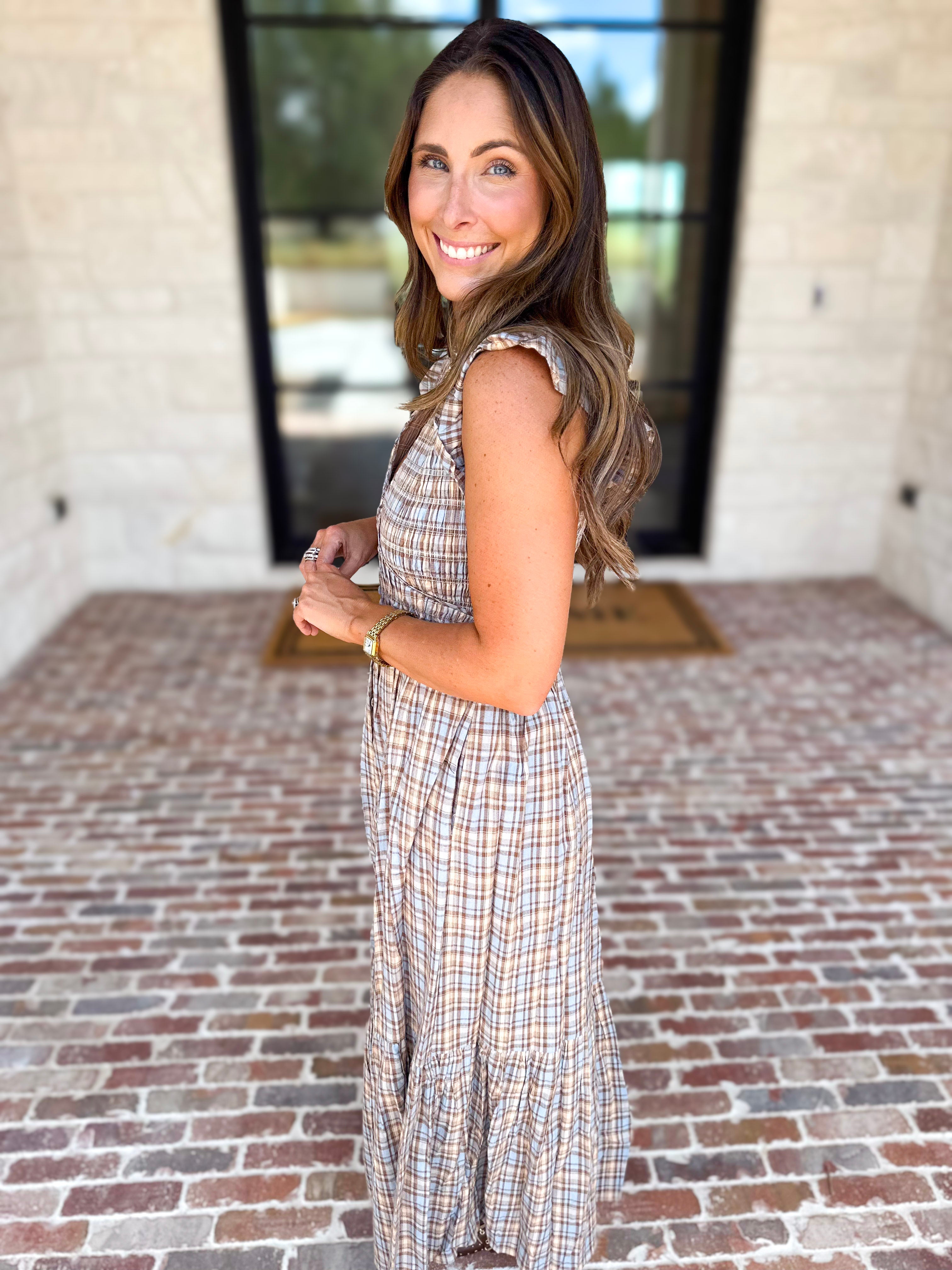 Fall Muse Midi Dress-500 Midi-FATE-July & June Women's Fashion Boutique Located in San Antonio, Texas