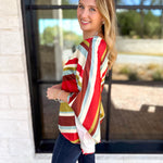 Color Rush One Shoulder Blouse-200 Fashion Blouses-TCEC-July & June Women's Fashion Boutique Located in San Antonio, Texas