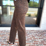 Liverpool - Cheetah Print Straight Leg Jeans-420 Denim-LIVERPOOL JEANS COMPANY-July & June Women's Fashion Boutique Located in San Antonio, Texas
