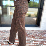 Liverpool - Cheetah Print Straight Leg Jeans-420 Denim-LIVERPOOL JEANS COMPANY-July & June Women's Fashion Boutique Located in San Antonio, Texas