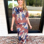 Sandstorm Lace Trim Blouse-200 Fashion Blouses-TCEC-July & June Women's Fashion Boutique Located in San Antonio, Texas