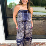The Naples Satin Set - Navy-500 Midi-ENTRO-July & June Women's Fashion Boutique Located in San Antonio, Texas