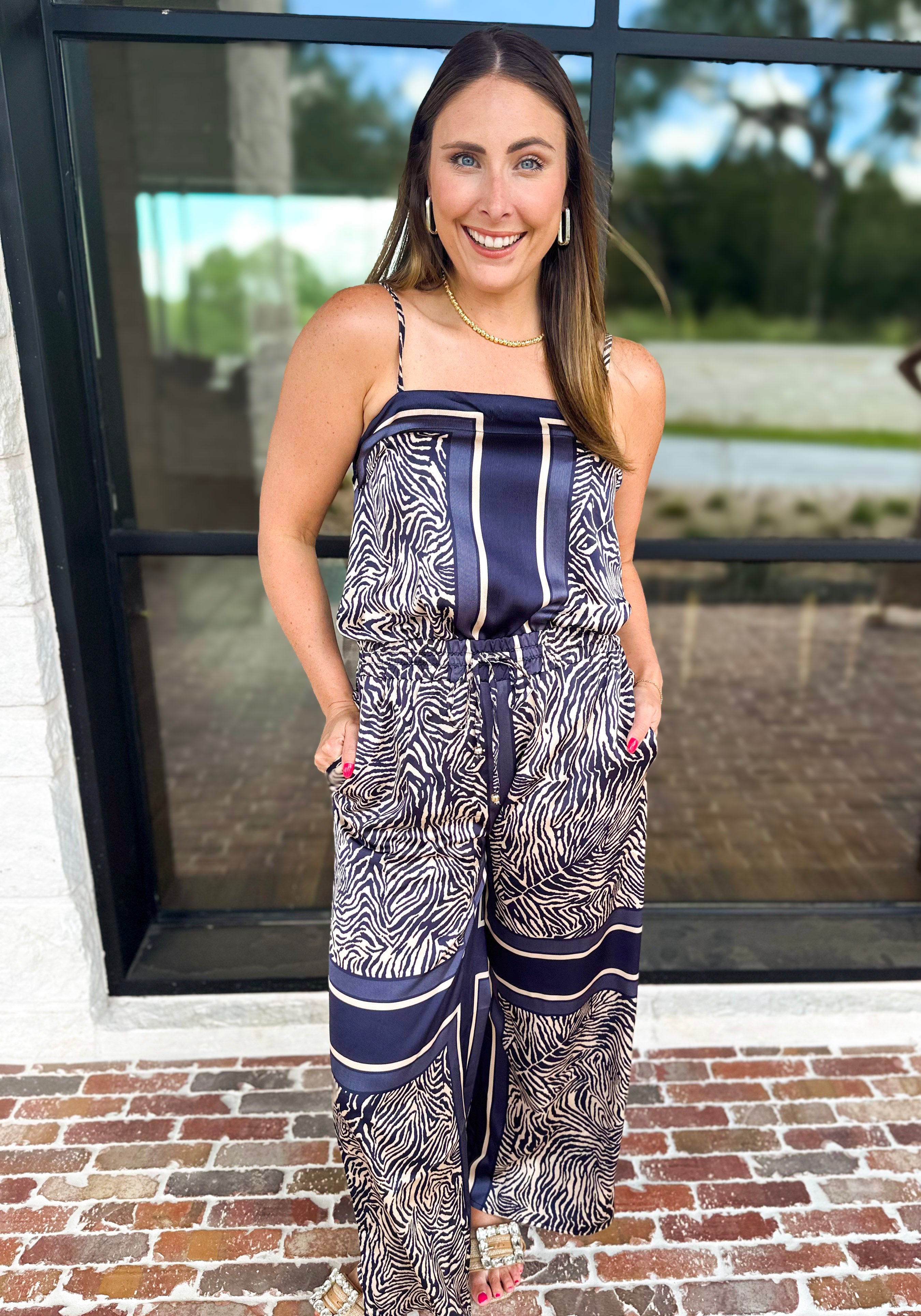 The Naples Satin Set - Navy-500 Midi-ENTRO-July & June Women's Fashion Boutique Located in San Antonio, Texas