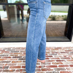 Vervet - High Rise Wide Trouser Style Jeans-400 Pants-VEVERT BY FLYING MONKEY-July & June Women's Fashion Boutique Located in San Antonio, Texas