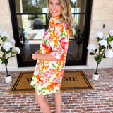 Sun Kissed Floral Mini Dress-510 Mini-FATE-July & June Women's Fashion Boutique Located in San Antonio, Texas