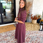 Current Air - Perfectly Refined Midi Dress-500 Midi-CURRENT AIR CLOTHING-July & June Women's Fashion Boutique Located in San Antonio, Texas