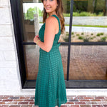 The Social Hour Midi Dress - Hunter Green-500 Midi-ENTRO-July & June Women's Fashion Boutique Located in San Antonio, Texas