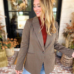 Liverpool - Down To Business Blazer-600 Outerwear-LIVERPOOL JEANS COMPANY-July & June Women's Fashion Boutique Located in San Antonio, Texas