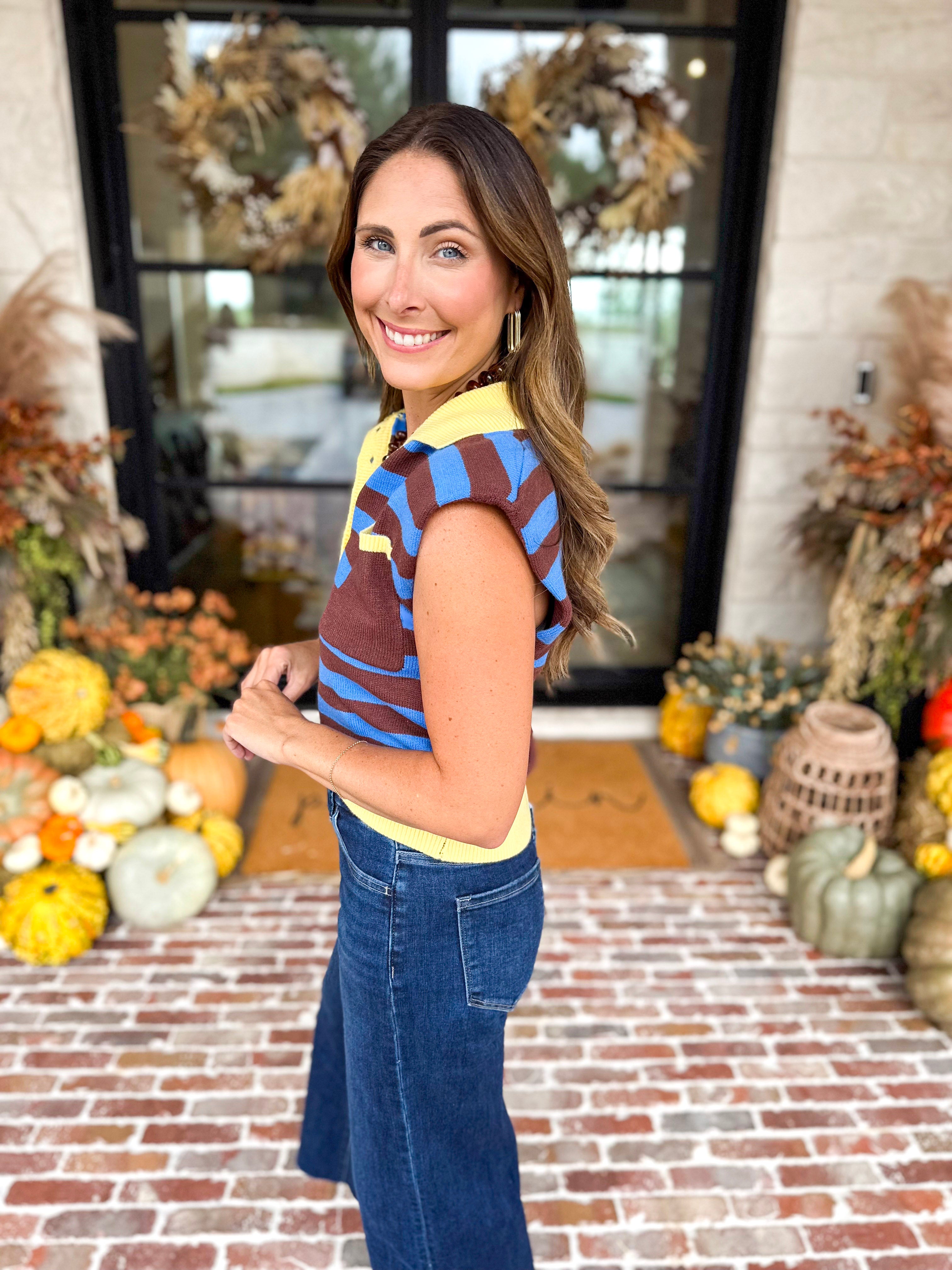THML - The Good Mood Knit Top-230 Sweaters/Cardis-THML-July & June Women's Fashion Boutique Located in San Antonio, Texas