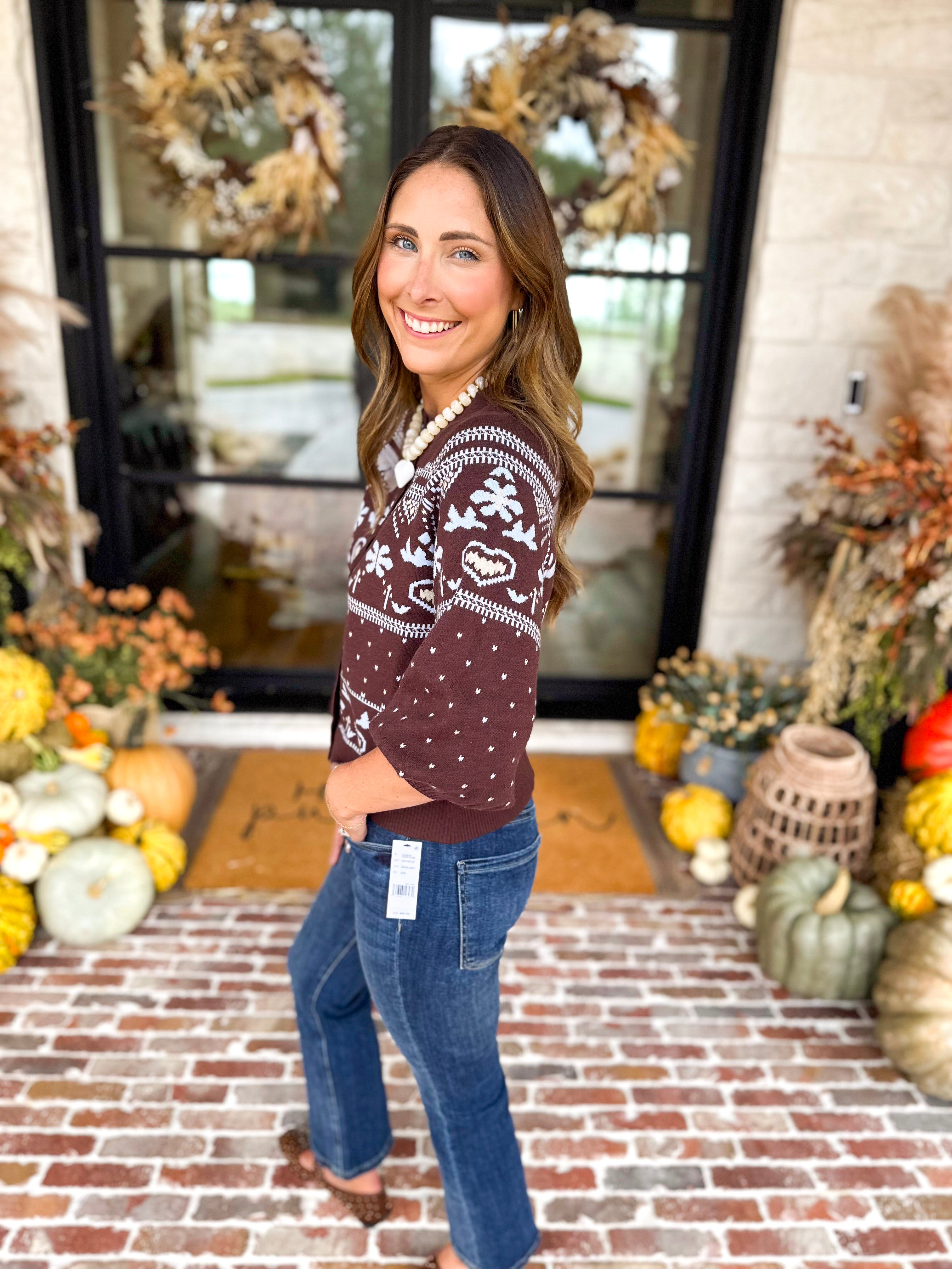 THML - Slight Chill Button Sweater-230 Sweaters/Cardis-THML-July & June Women's Fashion Boutique Located in San Antonio, Texas