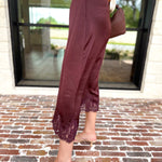 Fall Must Have Midi Skirt - Merlot-410 Shorts/Skirts-ENTRO-July & June Women's Fashion Boutique Located in San Antonio, Texas