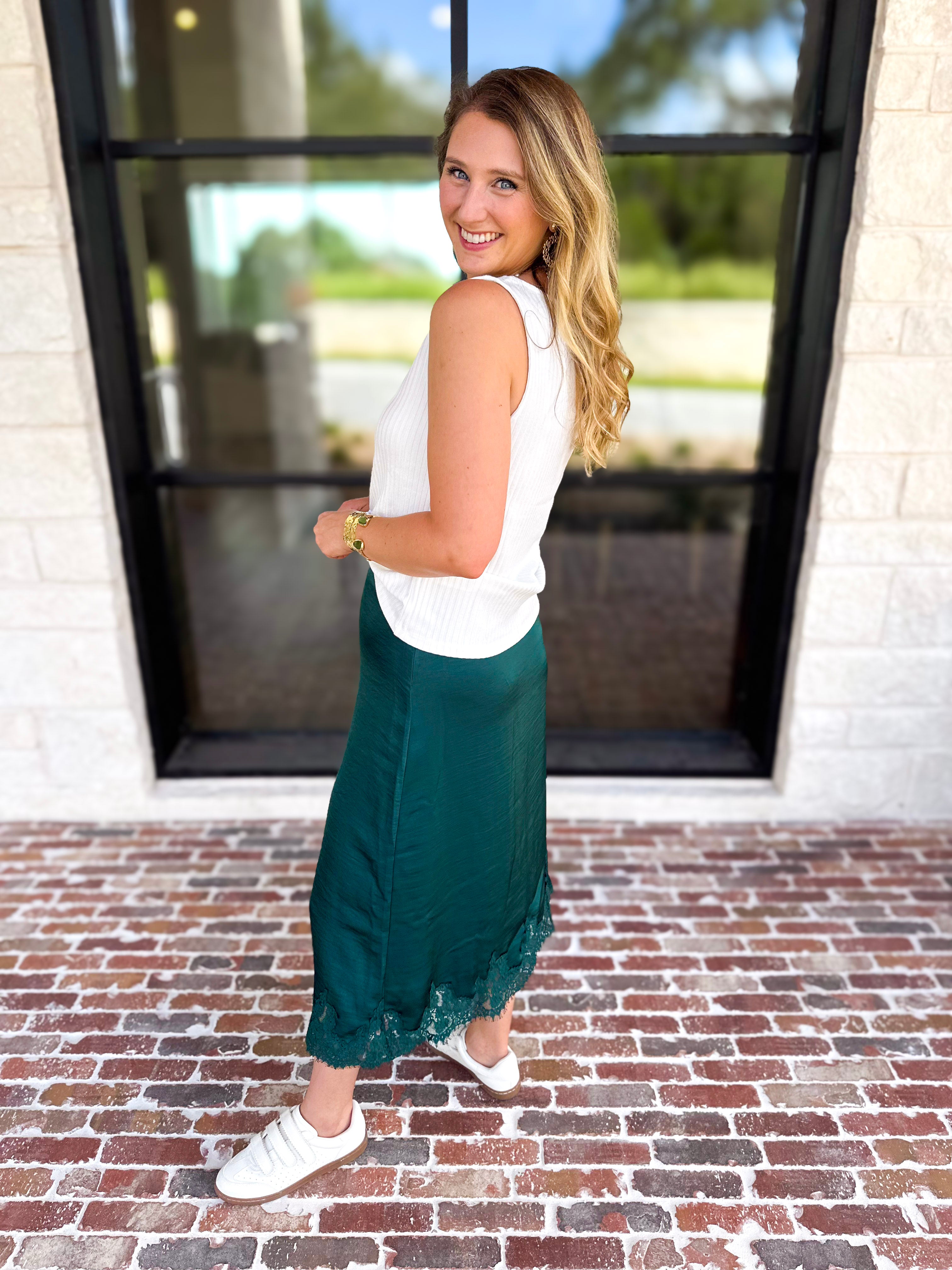 Liverpool - Classic Boatneck Knit Tank - White-210 Casual Blouses-LIVERPOOL JEANS COMPANY-July & June Women's Fashion Boutique Located in San Antonio, Texas