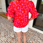 Mary Square - Jessica Blouse - Samba Garden-200 Fashion Blouses-MARY SQUARE-July & June Women's Fashion Boutique Located in San Antonio, Texas