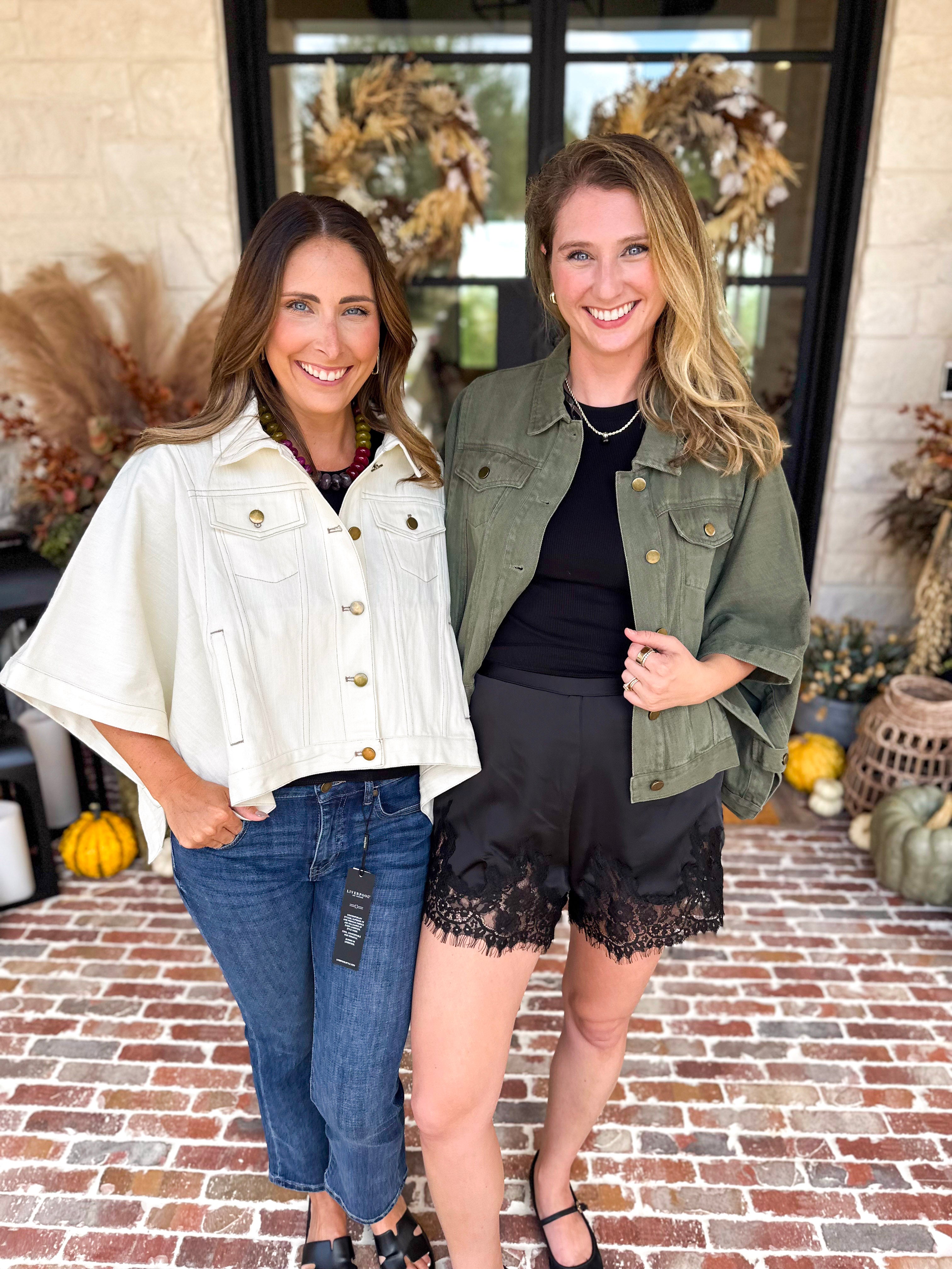 Wren Utility Jacket - Deep Olive-600 Outerwear-ENTRO-July & June Women's Fashion Boutique Located in San Antonio, Texas