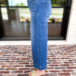 Vervet - High Rise Wide Trouser Style Jeans-420 Denim-VEVERT BY FLYING MONKEY-July & June Women's Fashion Boutique Located in San Antonio, Texas