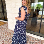 The Shell & Sun Midi Dress-500 Midi-SKIES ARE BLUE-July & June Women's Fashion Boutique Located in San Antonio, Texas
