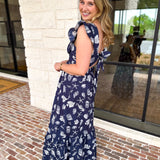 The Shell & Sun Midi Dress-500 Midi-SKIES ARE BLUE-July & June Women's Fashion Boutique Located in San Antonio, Texas