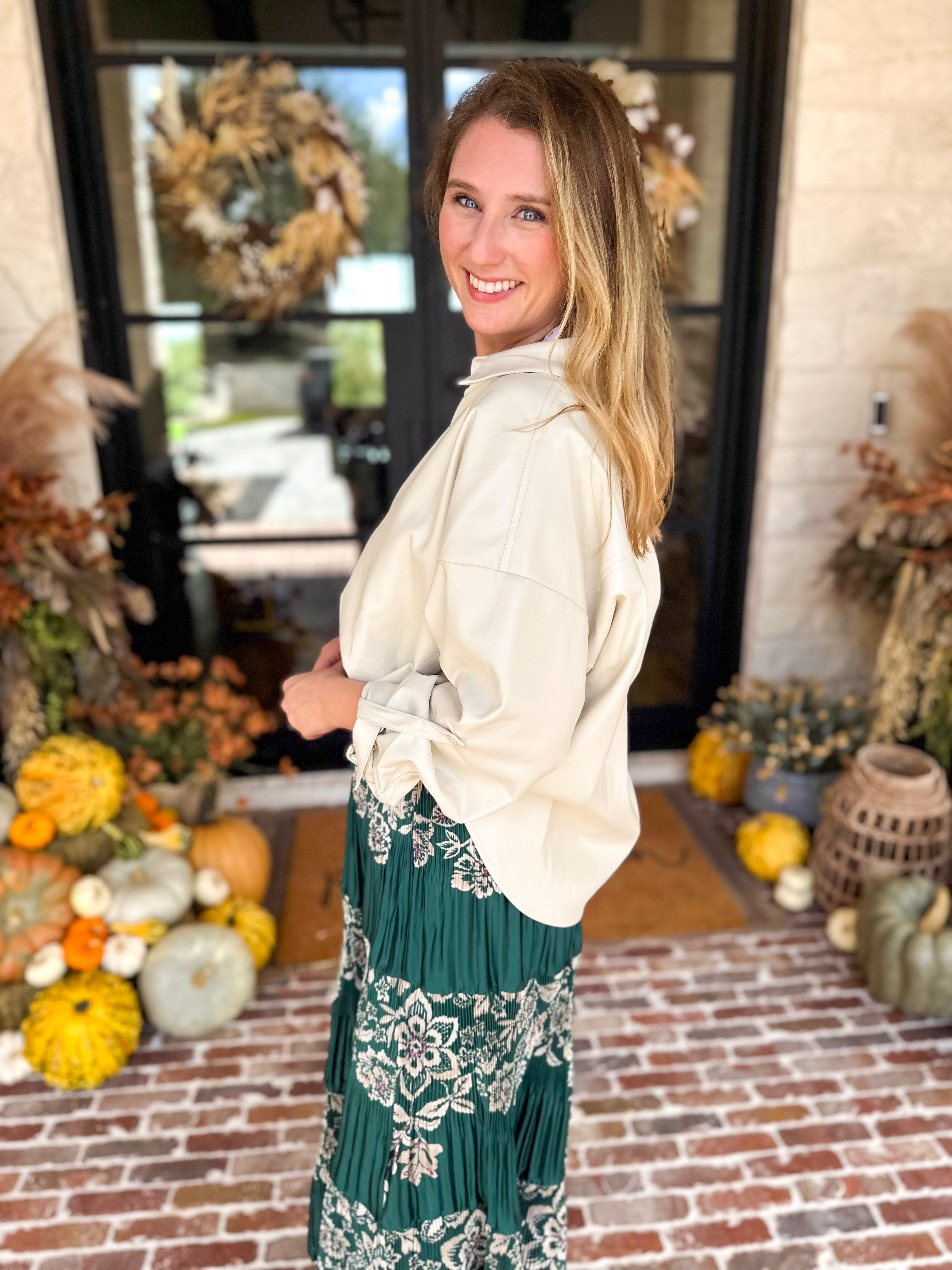 Not Your Average Button Down Blouse-200 Fashion Blouses-FATE-July & June Women's Fashion Boutique Located in San Antonio, Texas