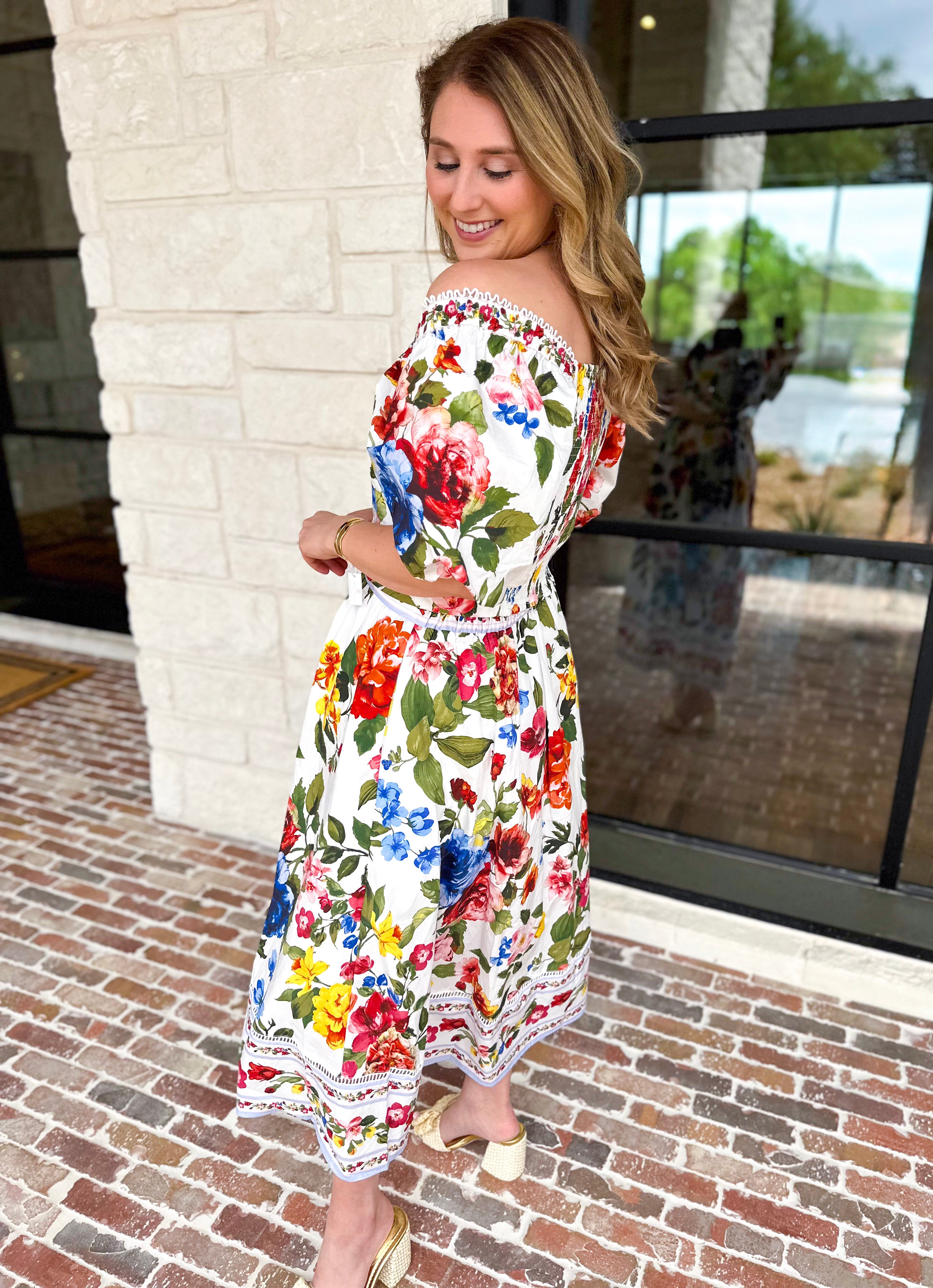 The Isla Bonita Midi Skirt Set-500 Midi-SKIES ARE BLUE-July & June Women's Fashion Boutique Located in San Antonio, Texas