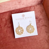 Natalie Wood - Gilded Mini Drop Earrings - Gold-110 Jewelry & Hair-Natalie Wood-July & June Women's Fashion Boutique Located in San Antonio, Texas