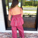 Color Pop Stripe Pant & Cami Set-500 Midi-ENTRO-July & June Women's Fashion Boutique Located in San Antonio, Texas