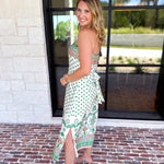 THML - The Everly Strapless Midi Dress-500 Midi-THML-July & June Women's Fashion Boutique Located in San Antonio, Texas