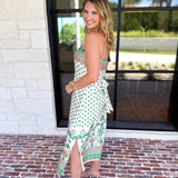 THML - The Everly Strapless Midi Dress-500 Midi-THML-July & June Women's Fashion Boutique Located in San Antonio, Texas
