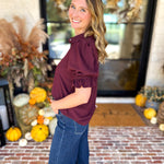 Liverpool - Good Feeling Button Down Top-200 Fashion Blouses-LIVERPOOL JEANS COMPANY-July & June Women's Fashion Boutique Located in San Antonio, Texas
