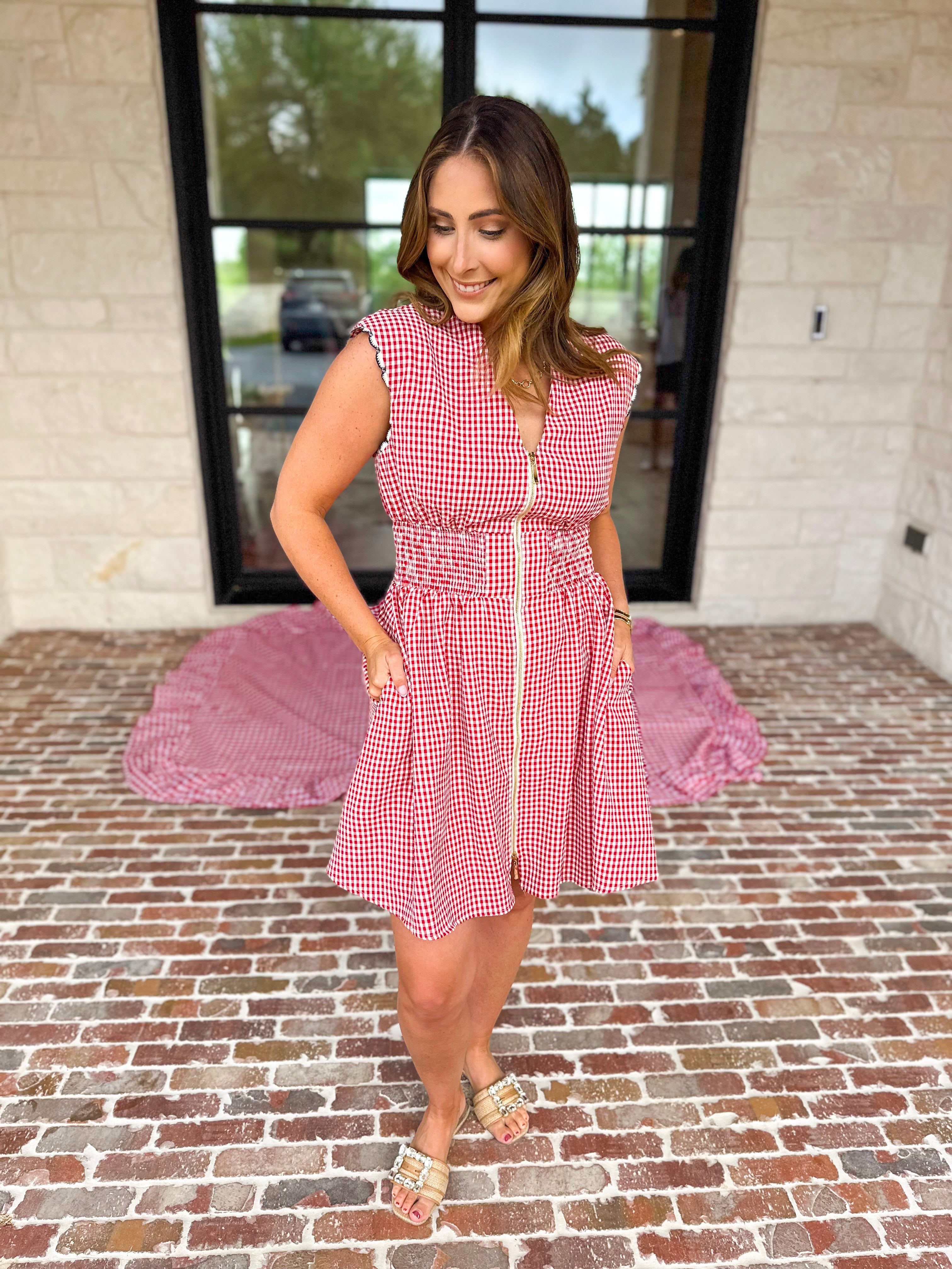 THML - Picnic Party Mini Dress-500 Midi-THML-July & June Women's Fashion Boutique Located in San Antonio, Texas