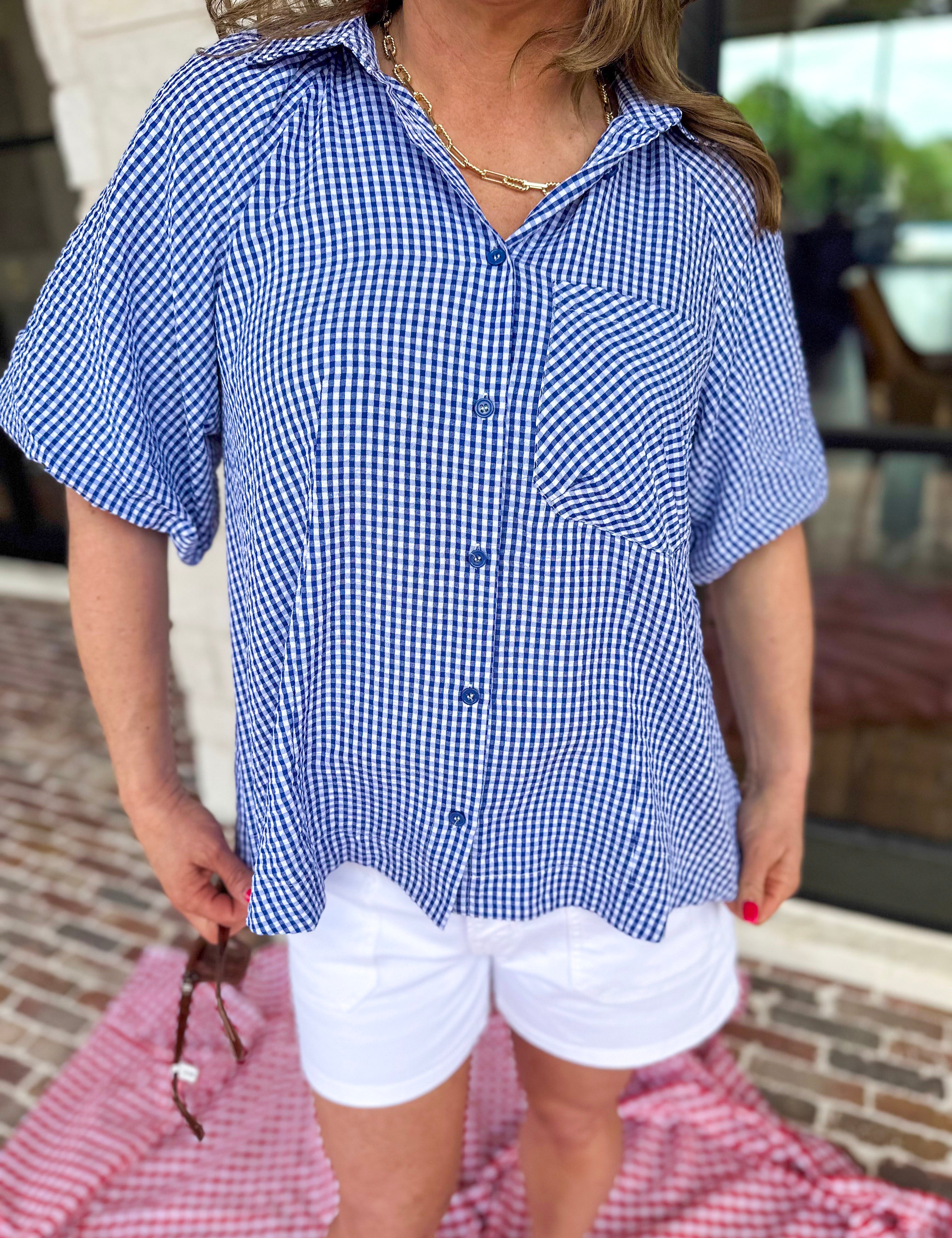 The Nancy Blouse-200 Fashion Blouses-FATE-July & June Women's Fashion Boutique Located in San Antonio, Texas
