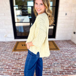 The Bailee Sweater Top - Kiwi-230 Sweaters/Cardis-RAE MODE-July & June Women's Fashion Boutique Located in San Antonio, Texas