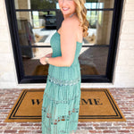 The Lexi Midi Dress - Seafoam Green-500 Midi-STRUT & BOLT-July & June Women's Fashion Boutique Located in San Antonio, Texas