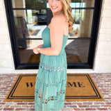 The Lexi Midi Dress - Seafoam Green-500 Midi-STRUT & BOLT-July & June Women's Fashion Boutique Located in San Antonio, Texas