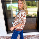 THML - The Hadley Blouse-200 Fashion Blouses-THML-July & June Women's Fashion Boutique Located in San Antonio, Texas