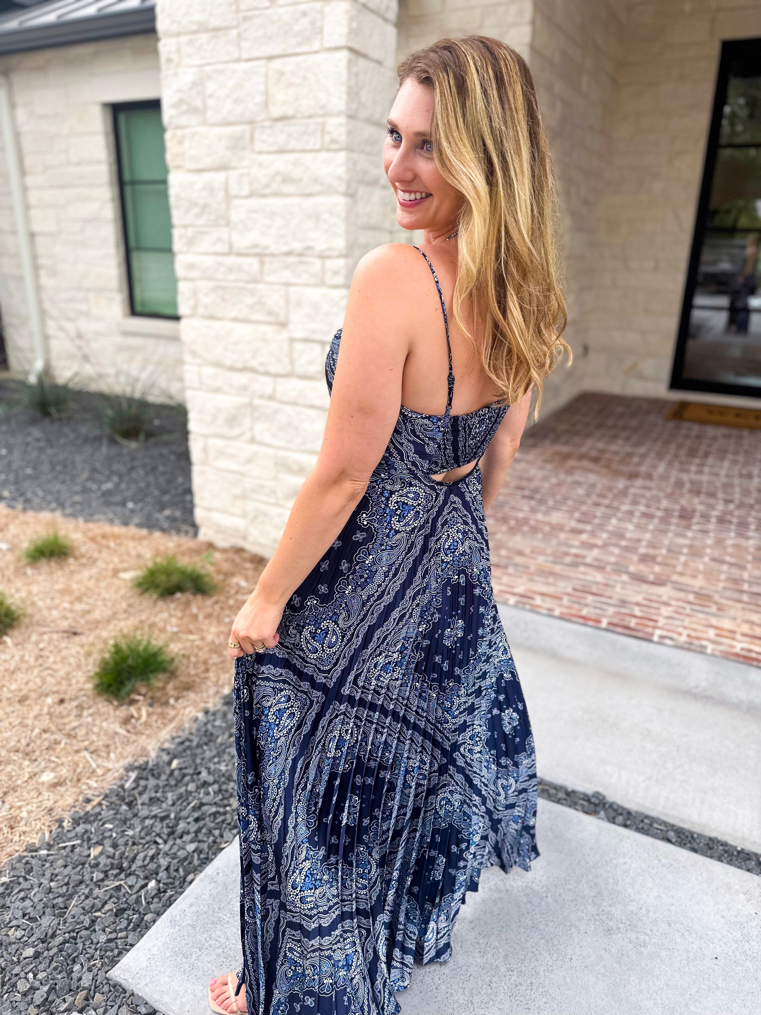 The Endless Summer Midi Dress-500 Midi-SKIES ARE BLUE-July & June Women's Fashion Boutique Located in San Antonio, Texas