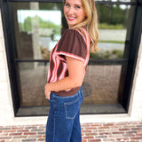 THML - The Rosewood Sweater Top-230 Sweaters/Cardis-THML-July & June Women's Fashion Boutique Located in San Antonio, Texas